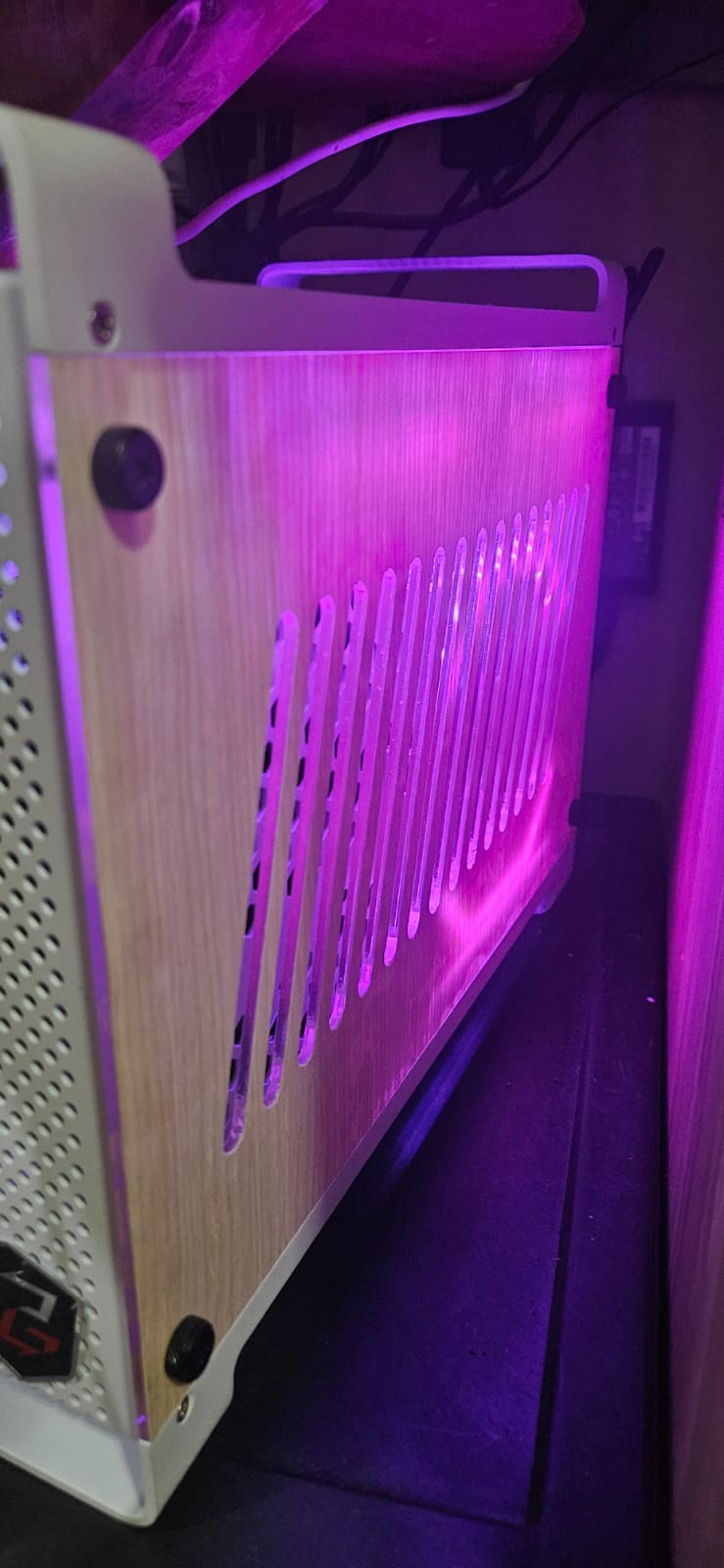 Side/internal view showing components and cable routing
